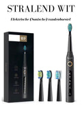 Stralend Wit - Elektrische Tandenborstel Zachte Borstelharen 5 Modules LED-Display